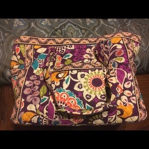 Vera Bradley bag along with Vera Bradley traveler